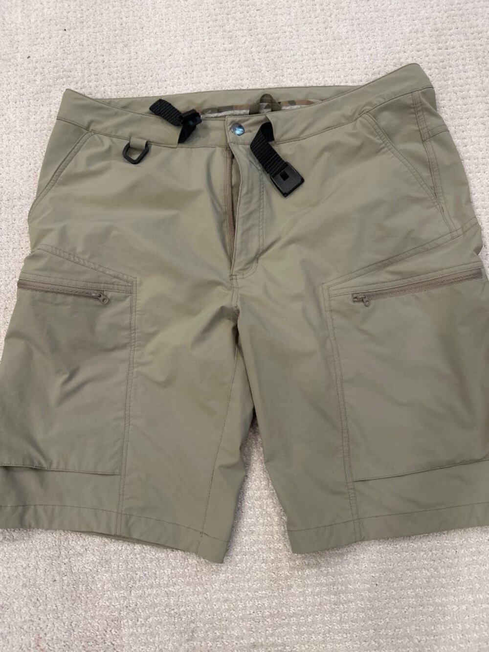 Free Soldier Tactical Gear Men's Size 38 Khaki flex Hiking Shorts With Pockets
